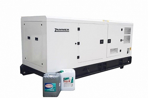 Дизельный генератор Zammer AD-20-Т400 в кожухе