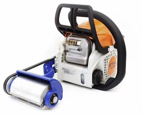 Бензопила STIHL MS 250 с насадкой-кородером (окариватель)