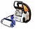 Бензопила STIHL MS 250 с насадкой-кородером (окариватель)